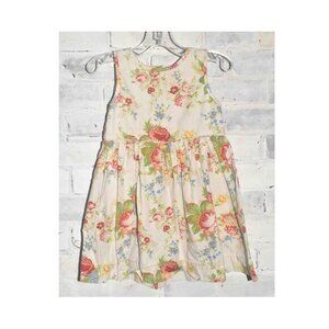 Ralph Lauren Blue Label Toddler White Preppy Cotton Vineyard Dress 24 Months